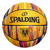 Spalding Bola De Mármol Z, Unisex, Baloncesto, Amarillo/mu. Color Amarillo