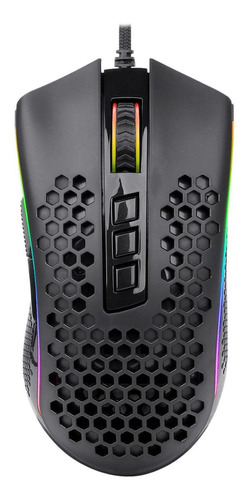 Mouse Gamer Redragon Storm Elite 85 Gramas Rgb Preto M988rgb