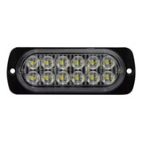 Luz Strobo 12 Led, 12/24volt, 3 Colores De Luz, Set X 1.