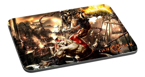 Mouse Pad G O D O F W A R Videojuegos  22x18