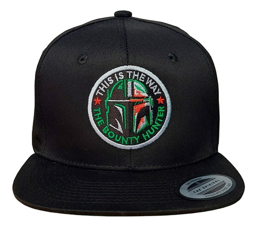 Gorra Plana Snapback Star Wars, Mandalorian, Boba Fett