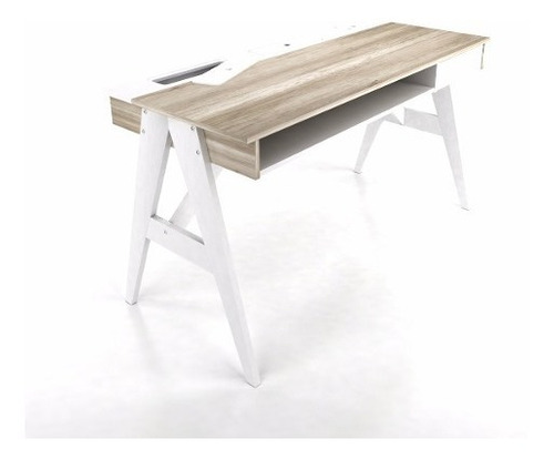 Mesa Escritorio Para Oficina Cuarto De Madera Laqueada - Kio