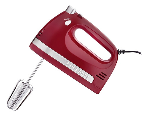 Batidora De Mano Chefman Turbo Power 250w 5 Velocidades Rojo Frecuencia 1