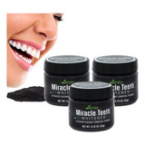 Pack X3 Blanqueador De Dientes Teeth Whitening Miracle Teeth