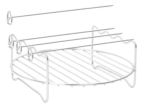 Parrilla De Aire Para Cocinar Sin Juego De Rejillas Redondas
