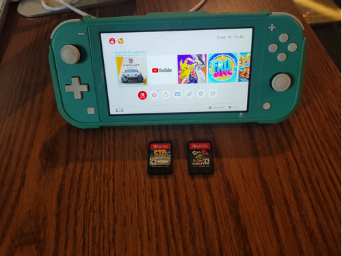 Nintendo Swich Lite 32 Gb Con 2 Juegos Y Accesorios 