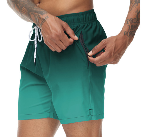 Pantalones Cortos De Playa Degradados Para Hombre, Bañadores