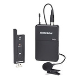 Samson Xpd2 Lavalier Sistema Inalámbrico Digital Usb Con Mic