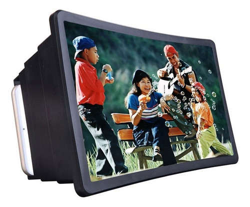 . Celular Screen Lupa 3d Proyector Pantalla Negro .