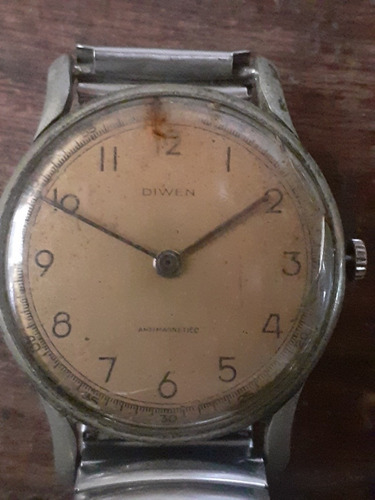 Reloj Antiguo Diwen Antimagnetic A Cuerda