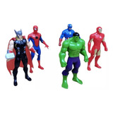 Megapack X5 Figuras De  Marvel Spiderman Hulk Thor Y Mas