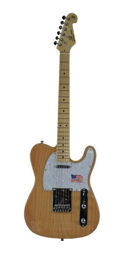 Guitarra Telecaster Sx Tele Vintage Swamp Ash Stlash Natural