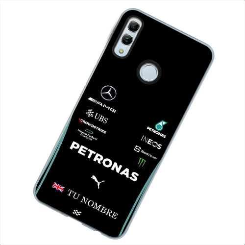 Funda Para Honor Mercedes Petronas F1 Con Tu Nombre