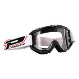 Pro Grip 3201 Raceline Motocross Goggles Black Pz3201ne Lrg