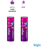 Aa 2700 Mah Pilha Recarreg Elgin Blist 4