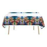 Mantel Decorativo Para Fiesta Diferentes Diseños 180x108cm Color Variado Encanto