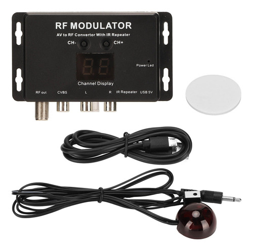 Mini Modulador Av Profissional Rf Para Conversor Rf Ir