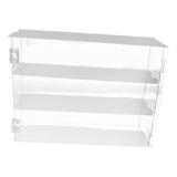 Vitrina De Acrílico Transparente 32x10x24cm Caja A Prueba