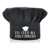 Agmdesign - Gorro Divertido Para Cocinero, Diseno De Chef, C