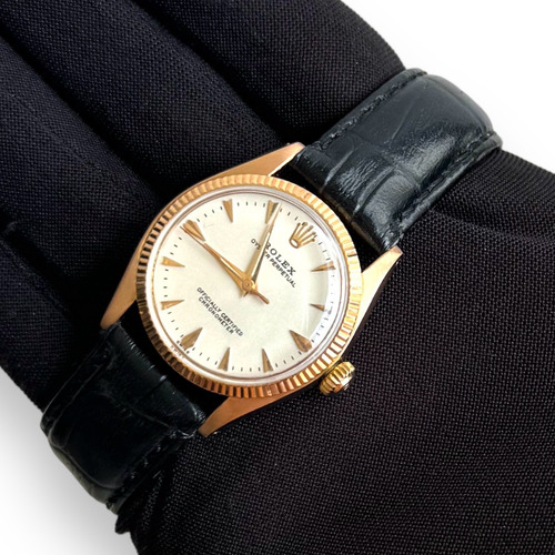 Rolex Oyster Perpetual 31mm Ouro Rosa 18k Em 12x S/juros!!!