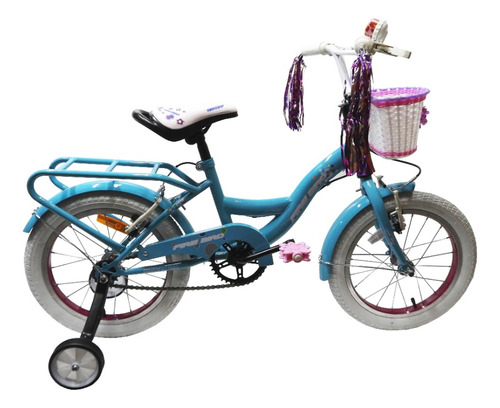 Bicicleta Equipada Fire Bird Rodado 16 Con Canasto Nena