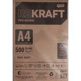 Papel Re-kraft Jandaia Multiuso A4 C/ 500 Fls. 75g