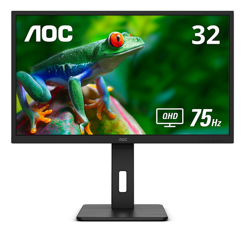 Monitor Ips De 32 Pulgadas, Qhd 2560 X 1440, Usb-c 65w, Altu