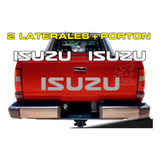 Calco Isuzu Kit 2 Laterales + Calco De Portón