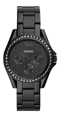 Reloj Fossil Es4519 Silver Cronografo 