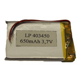 Bateria Recargable Litio Polímero 403450 3,7 V  650 Mah