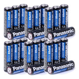 24 Pilhas Panasonic Aa Comum Cartelas Com 8 Pilhas Top