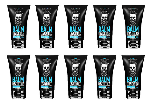 Balm Para Barba Tróia Hair 100ml 4 Man 10 Unidades Original