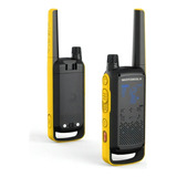 Kit Radiocomunicador Motorola T470 Talkabout Walk Talk 56 Km