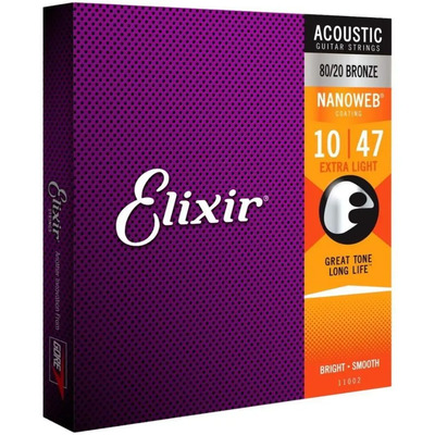 Elixir Phosphor Bronze 10-47 Cuerdas Guitarra Acústica 16002 | Envío gratis
