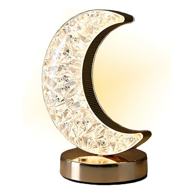 Hj W-w Cc Lampara Luna Luz Led Touch Decorativa Recargable