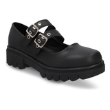 Zapato Casual Negro Con Adorno 488-07