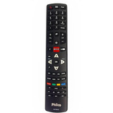 Controle Remoto Tv Led 3d Philco Rc3100l03 Função Netflix