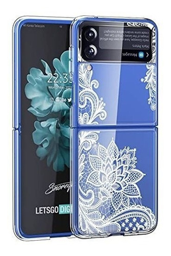 Funda Para Samsung Galaxy Z Flip 3 /transparente  Encaje 