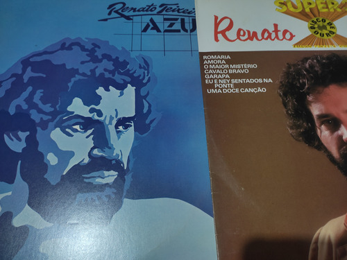 2 Lp Teixeira Azul & Renato Teixeira  Super 3 Ouro Impecável