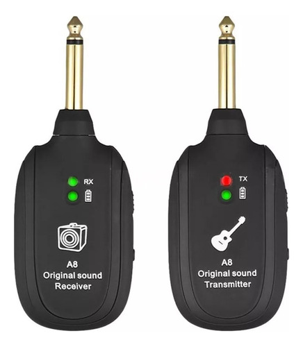 Transmisor Y Receptor Inalámbricos Para Guitarra, Plug And P