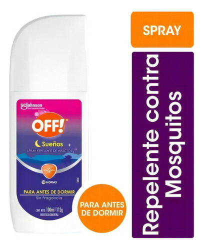 Off Sueños Spray Repelente De Insectos X 100ml