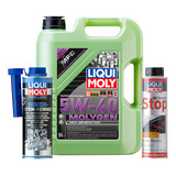 Set 3 Pzas Molygen 5w40 Oil Smoke Stop Pro-line Liqui Moly