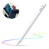 Pencil Stylus Ponta Fina Para iPad Palm Rejection 1.5m White