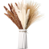 Pampas Secas 30pcs Plantas Decorativas Flores Artificiales