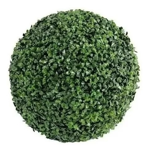 Bola Buchinho Media Artificial Grama Verde 18cm Decoração