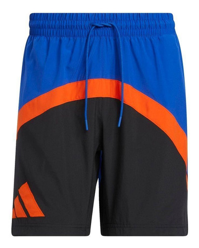 Shorts adidas Basketball Galaxy Masculino - Azul E Preto
