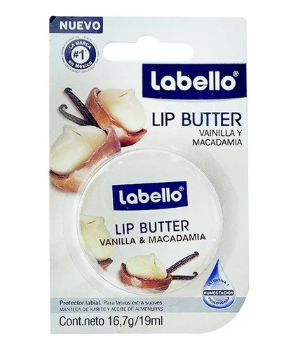 Protector Labial Labello Lip Butter Vainilla Macadamia 19ml