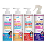 Kit Widi Care Jubinha Shampoo Cond Creme Crespo Spray