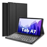 Cubierta Teclado Retroiluminada For Galaxy Tab A7 10.4 T500