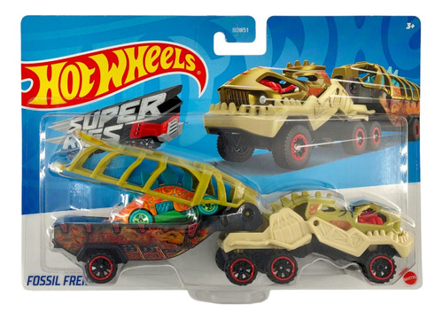 1:64  Hot Wheels Dino Trailer Super Rins A Escala Real